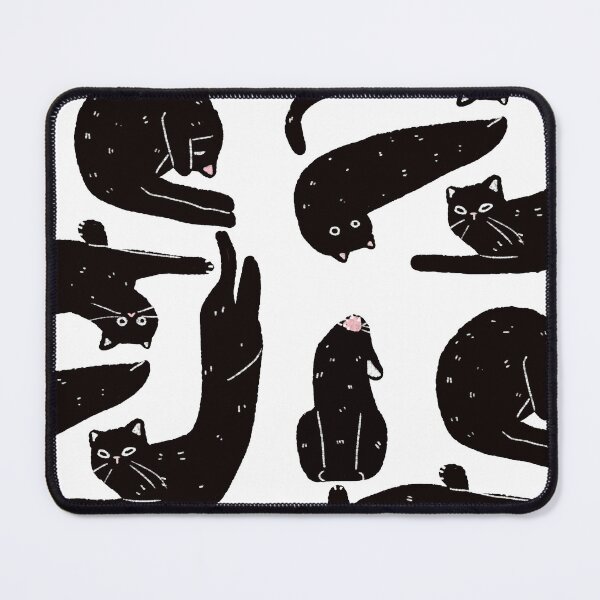 Item preview, Strange Black Blob Cats designed and sold by aymeigh.