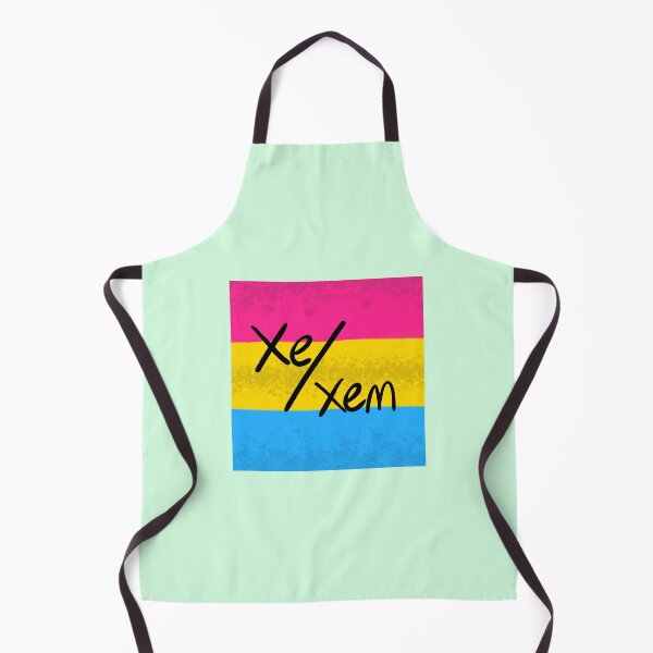 Item preview, Pansexual Pan Panromantic Xe/Xem Pronoun Pin Pride Flag LGBT LGBTQIA Trans Nonbinary Enby Neopronouns designed and sold by Spell-the-Bee.