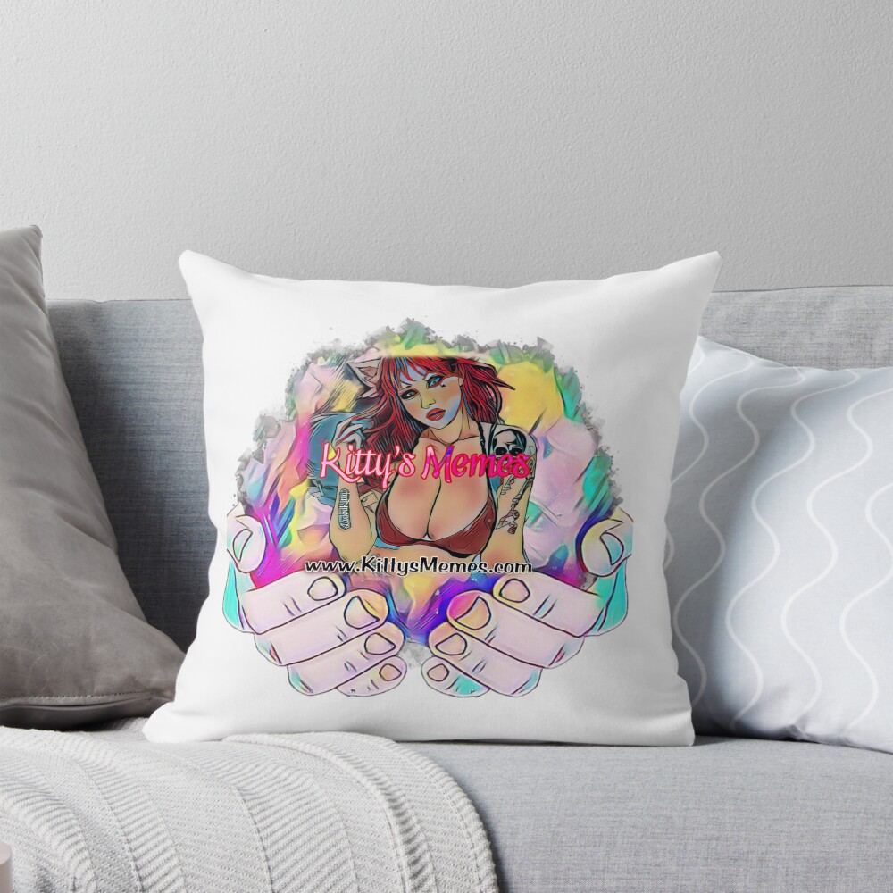 Item preview, Throw Pillow designed and sold by KittyKimiko.