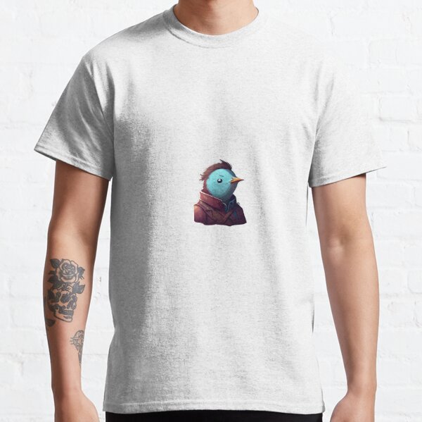 SUNNYDAYZE TWEETER T-SHIRT twitter bird fly logo fun cool art t-shirt