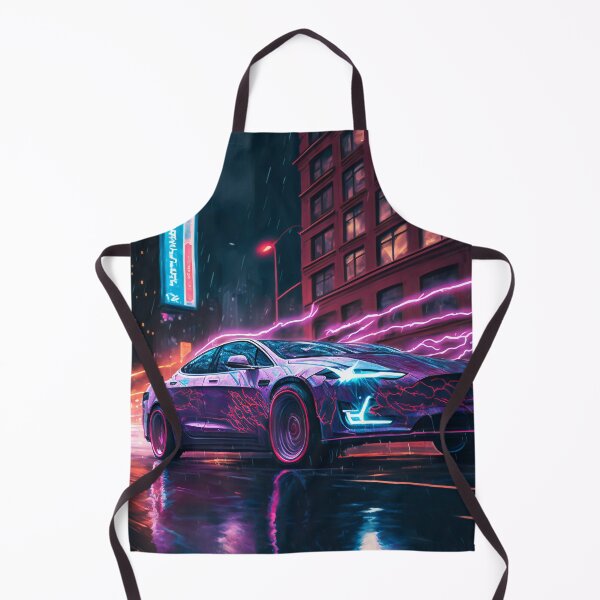 Item preview, Velocidad eléctrica: un coche chispeante en las calles de Nueva York designed and sold by Manuel Rinaldi.