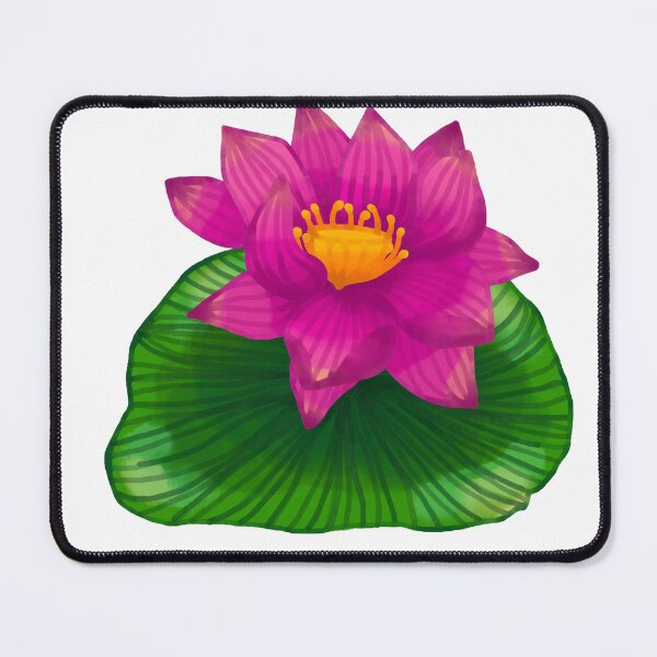 Item preview, Pink Lotus flower in watercolor style designed and sold by pamaripai.