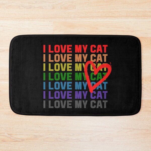 Item preview, I LOVE MY CAT Rainbow designed and sold by RagWeasel.
