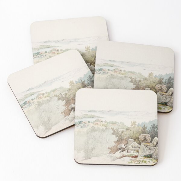 Item preview, Winter scenery - Tervu manor in Kurkijoki by Magnus von Wright designed and sold by AR-shop.