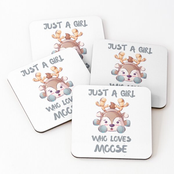 Item preview, Just A Girl Who Loves Moose designed and sold by DSC-Fashion.