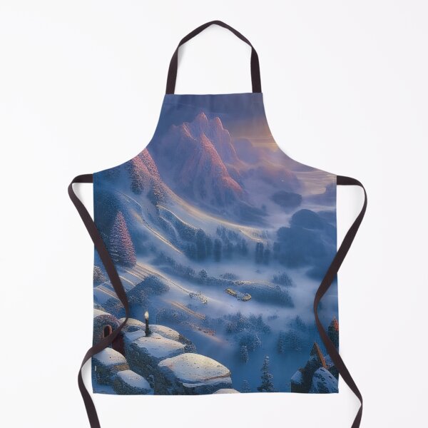 Aperçu de l'œuvre Winter's Charm: A Snowy Landscape Design créée et vendue par Story24net.