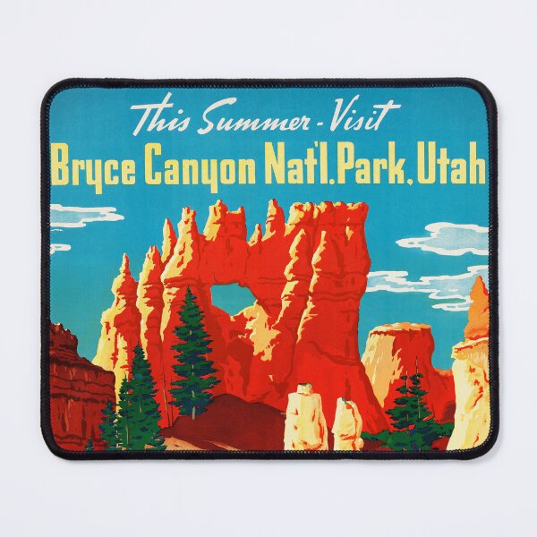 Item preview, This Summer Visit BRYCE CANYON NATIONAL PARK Utah USA 1910s Vintage Tourism Poster designed and sold by retroposters.