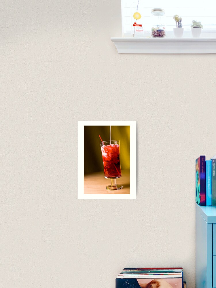 Thumbnail 2 of 3, Art Print, Italian Soda: Raspberry designed and sold by trapane.