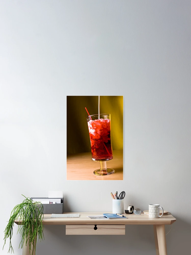 Thumbnail 2 of 3, Poster, Italian Soda: Raspberry designed and sold by Kory Trapane.