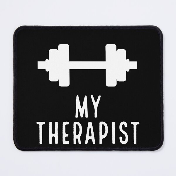 Item preview, The Gym is My Therapist designed and sold by narekmug.