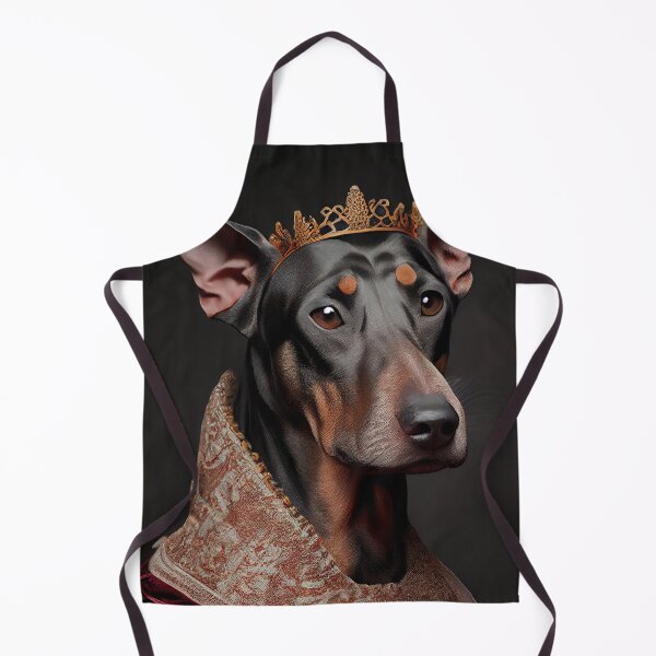 Item preview, King Doberman Pinscher Dog Breed Portrait Royal Renaissance Animal Painting designed and sold by Nalaxation.