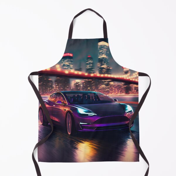 Item preview, Skyline electrificado: un coche eléctrico en el puente de Brooklyn designed and sold by Manuel Rinaldi.