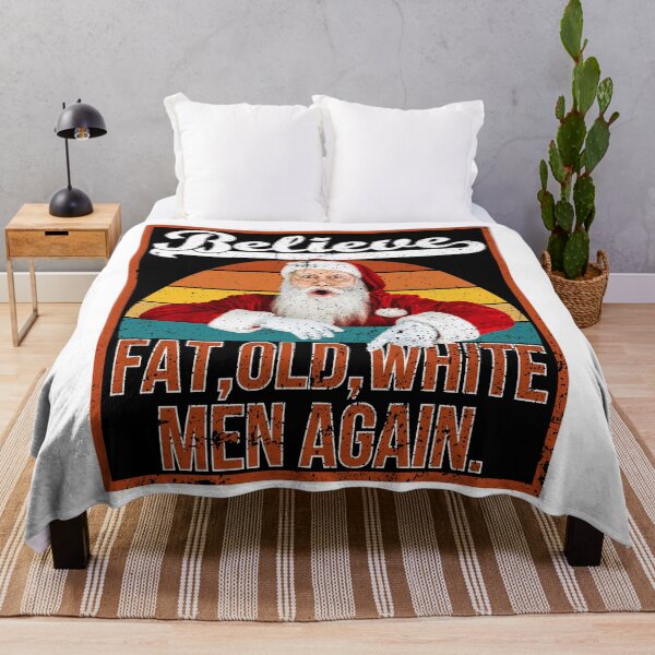 Item preview, Funny Santa Believe Fat, Old, White Men Again Retro Sunset designed and sold by nagasaki-fats.