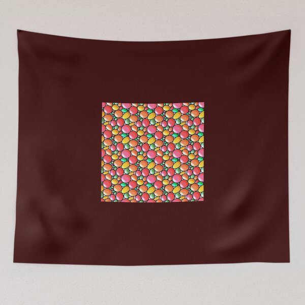 Item preview, 3d stone repeat retro pattern designed and sold by Charmy Design.