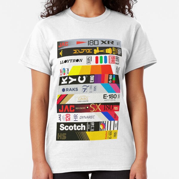 vhs tape t shirt