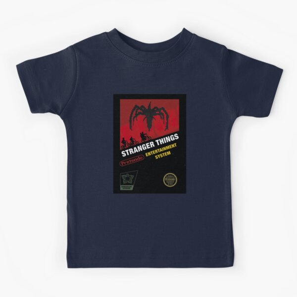 stranger things - pretendo - retro game cover  Kids T-Shirt