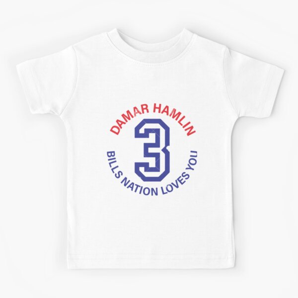 albinochicken Damar Hamlin Strong #3 Kids T-Shirt