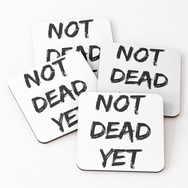 Item preview, Frank Turner Merch Not Dead Yet designed and sold by SugarSkuApparel.