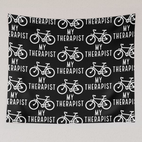 Item preview, Riding Bikes Is My Therapy designed and sold by narekmug.