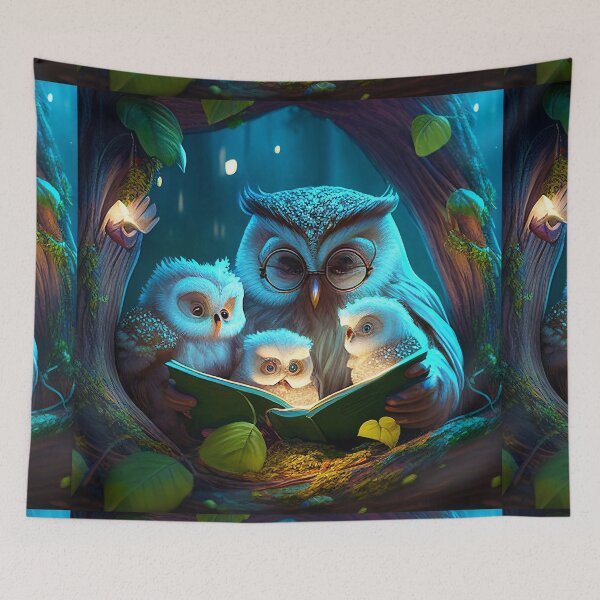 Item preview, Owl Story Time designed and sold by MyMagicalPlace.