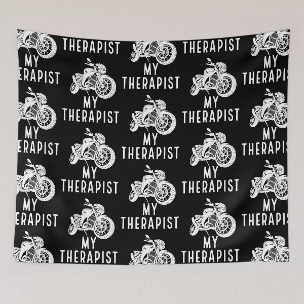 Item preview, Motorcycles Are My Therapy designed and sold by narekmug.