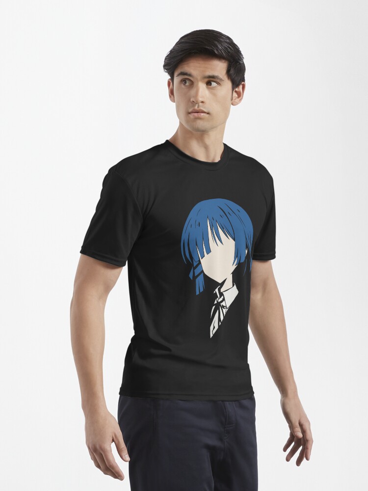 Bocchi the Rock Anime Characters Blue Short Haired Girl Ryo Yamada Pfp in  Minimalist Vector Art (Transparent) - Bocchi The Rock - T-Shirt