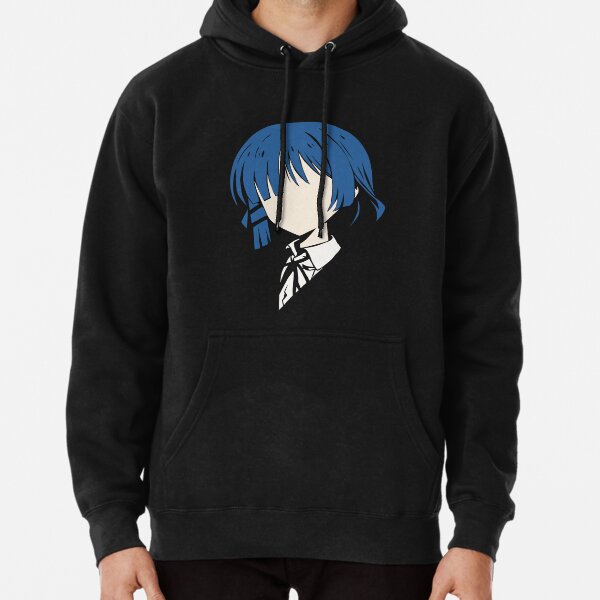 Renders Anime female anime character wearing black and yellow hoodie png   PNGEgg