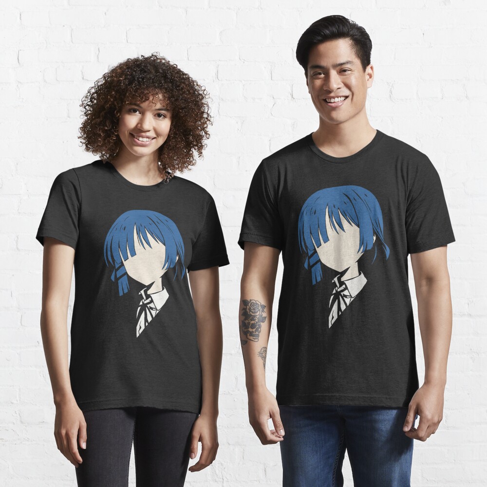 Bocchi the Rock Anime Characters Blue Short Haired Girl Ryo Yamada Pfp in  Minimalist Vector Art (Transparent) - Bocchi The Rock - T-Shirt