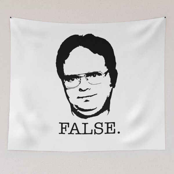 Item preview, DWIGHT SCHRUTE FALSE. (The Office TV Show) designed and sold by starkle.