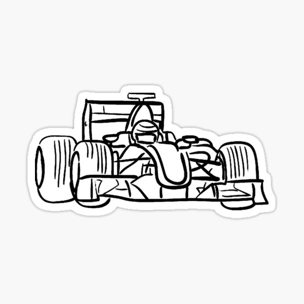 Sticker for Sale avec l'œuvre « Lando Norris - Pilote de course cadeau fan  de sport automobile » de l'artiste CoolButFunny