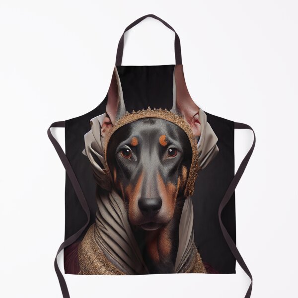 Item preview, Queen Doberman Pinscher Dog Breed Portrait Royal Renaissance Animal Painting designed and sold by Nalaxation.