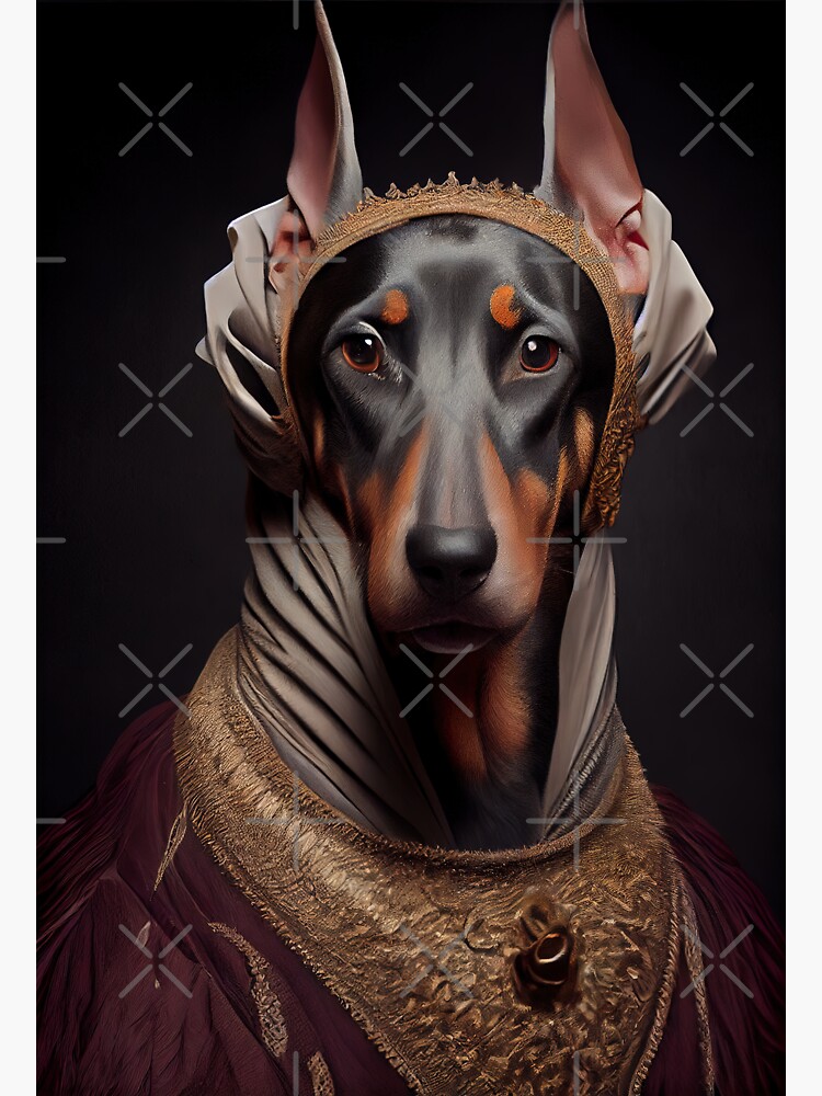 Fashion doberman artwork