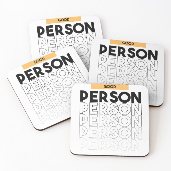 Item preview, Typography of good person designed and sold by artacalla.