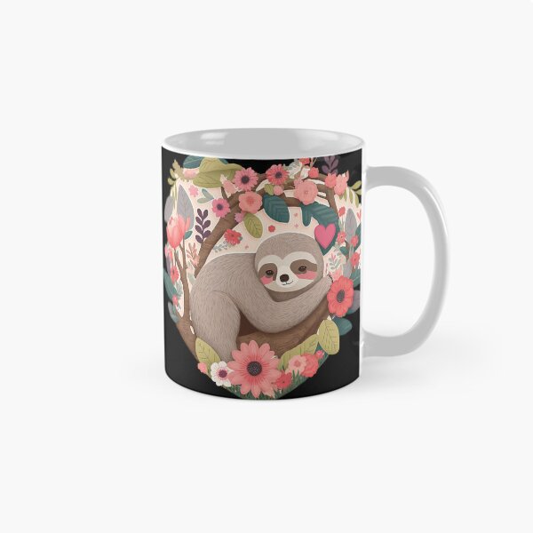Item preview, Cute Sloth, Anniversary Gift, Lazy Sloth, Valentines Day Gift, Colorful designed and sold by MorphicPrints.
