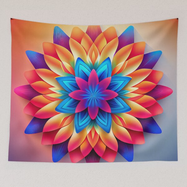 Item preview, Brilliant Gradient Lotus Abstract Design Pattern designed and sold by UltraGraphics.