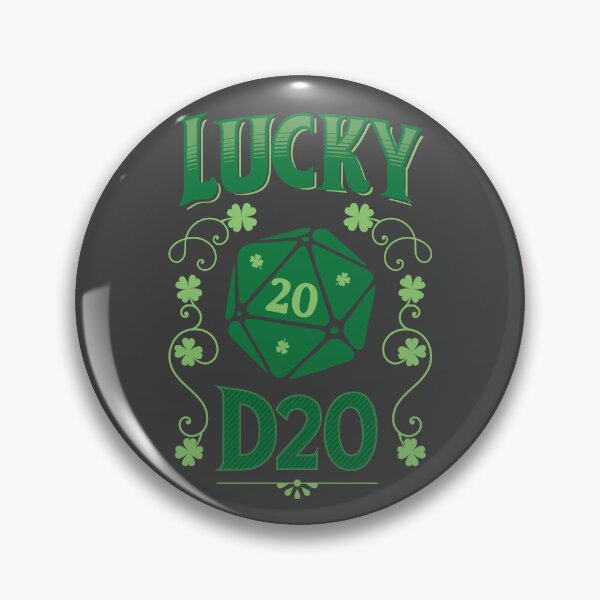 Artikelvorschau, Lucky St. Patricks D20 - Kleeblätter entworfen und verkauft von geekyT.