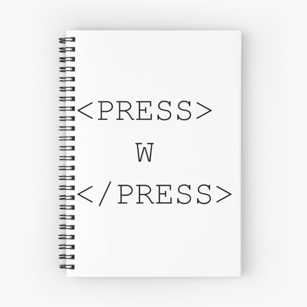 Item preview,  Press W  designed and sold by Rysto-Design.