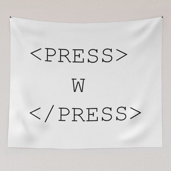Item preview,  Press W  designed and sold by Rysto-Design.