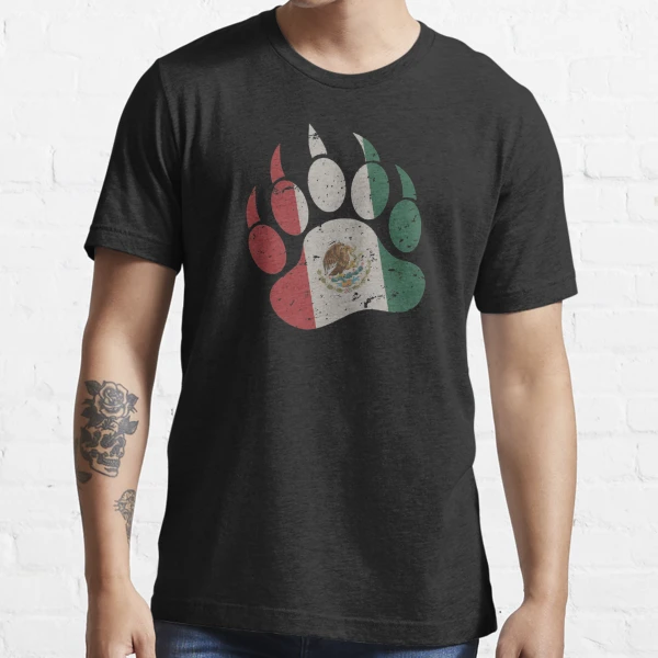 Mens Rainbow Daddy Bear Cub Paw Print LGBT Pride T-Shirt