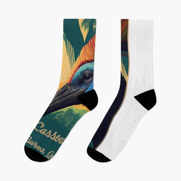 Item preview, Cairns Australia Cassowary Vintage Travel Art Poster designed and sold by OldTravelArt.