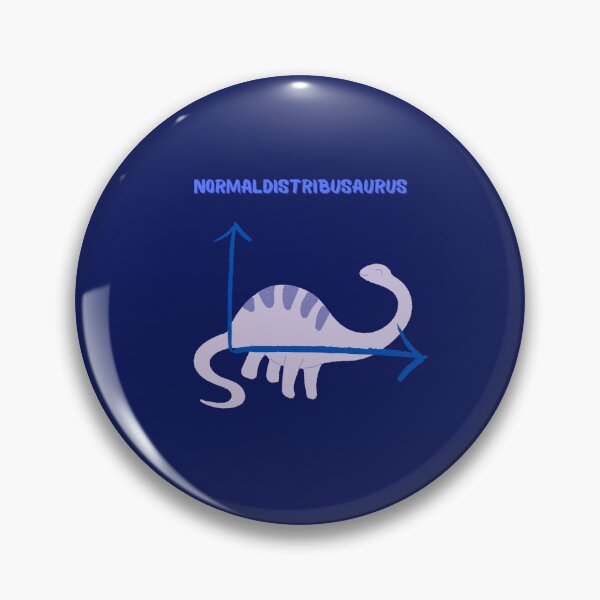 Item preview, Normal distribution dinosaur data science design designed and sold by t1n3333.