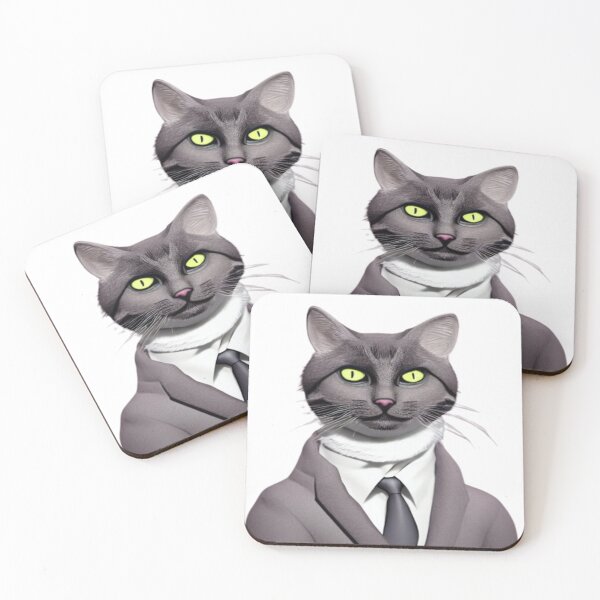 Item preview, Suited Cat Art designed and sold by Nero9o.