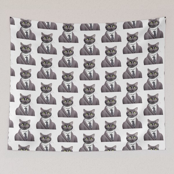 Item preview, Suited Cat Art designed and sold by Nero9o.