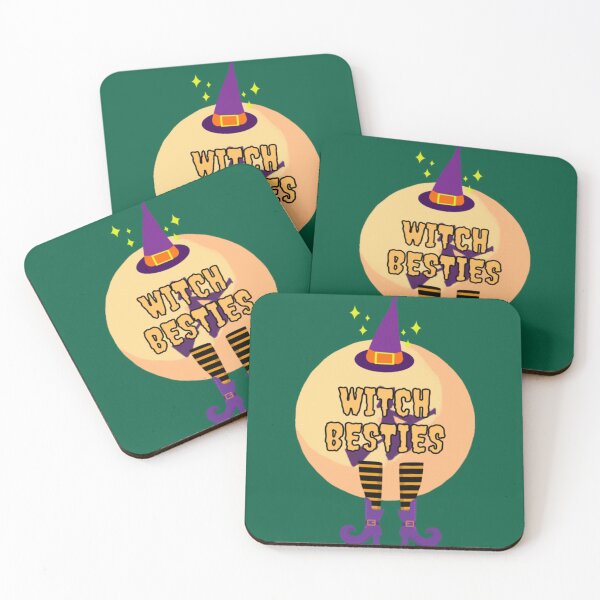 Item preview, Bestie Witches Witch’s Bestie Witch Halloween 2022 Family Carnival Kids Adults Twins Friends Daddy Mommy Grandpa Grandma Big Bro Sister Bestie Witch Matching Relaxed Fit  designed and sold by AlmaCollective.