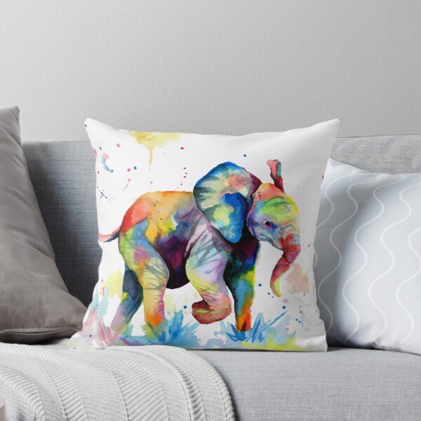 Artikel-Vorschau von Mehrfarbiger Baby-Elefant, designt und verkauft von sarahstribb.