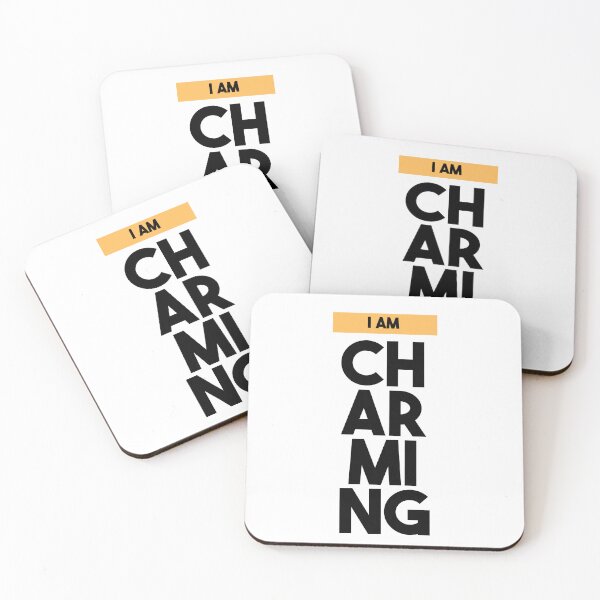 Item preview, Typography quotes of i am charming designed and sold by artacalla.