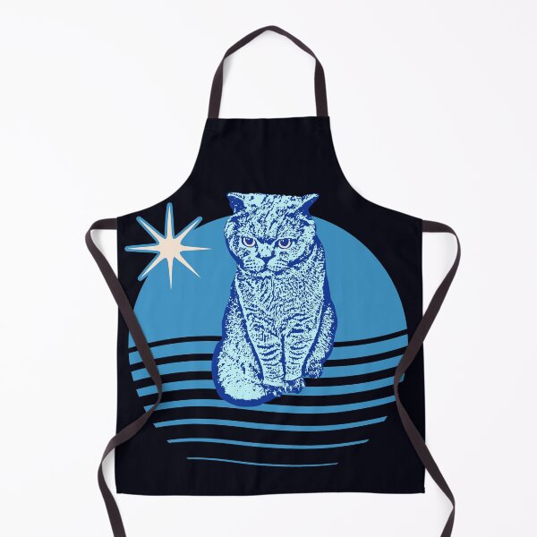 Item preview, Philosopher Cat In Pastel designed and sold by ZandraGalaShop.