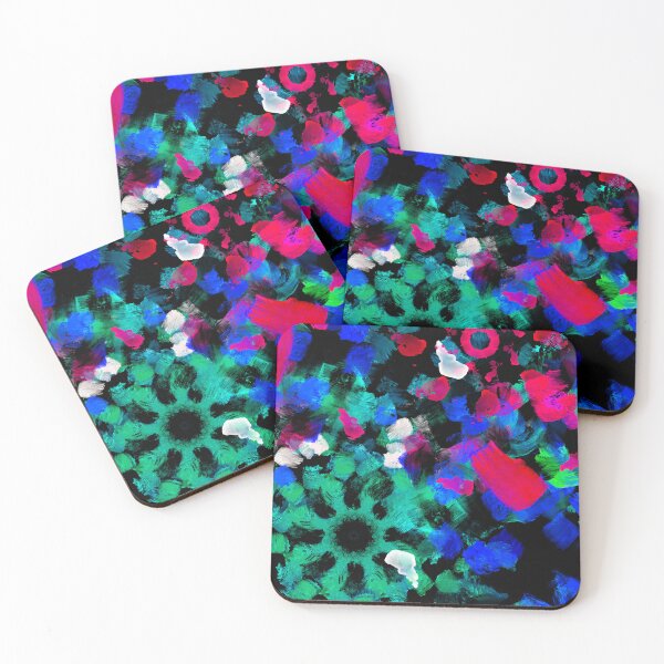 Item preview, Night garden painting designed and sold by SalaMonidesign.
