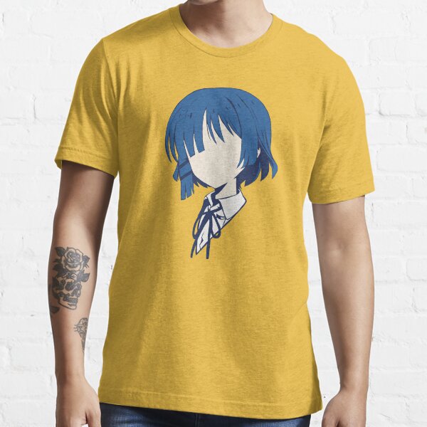 Bocchi the Rock Anime Characters Blue Short Haired Girl Ryo Yamada Pfp in  Minimalist Vector Art (Transparent) - Bocchi The Rock - T-Shirt