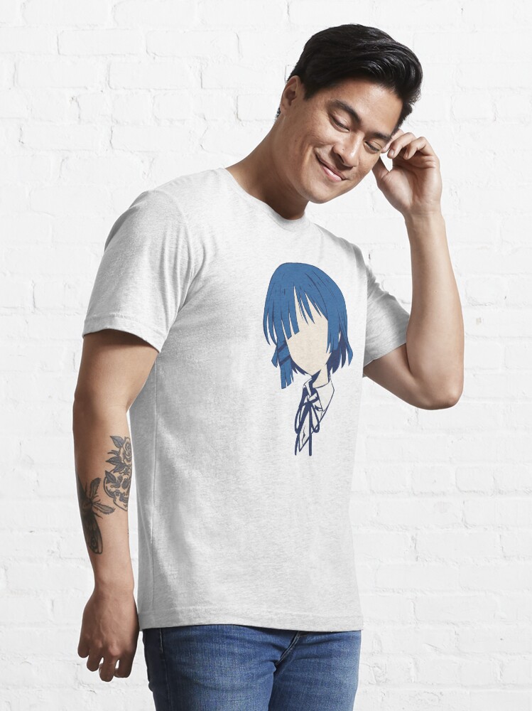 Bocchi the Rock Anime Characters Blue Short Haired Girl Ryo Yamada Pfp in  Minimalist Vector Art (Transparent) - Bocchi The Rock - T-Shirt